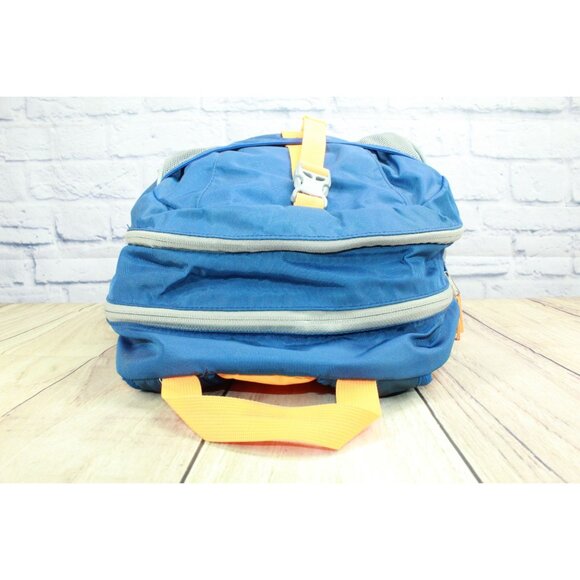 LL Bean Unisex Kid's Explorer Backpack 25L Colorblock Nylon Blue Yellow - Picture 6 of 11